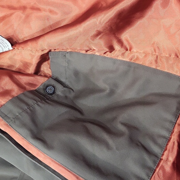 London Fog men's Removable Liner Double Breast Long Brown Trench Coat 42R warm - Picture 10 of 16